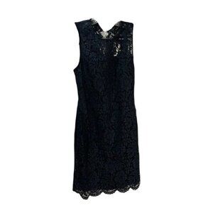 Banana Republic Blue Lace Lined Sleeveless‎ Dress Size 2